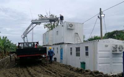 Construcción de pista control B y planta de harina, un ejemplo de colaboración