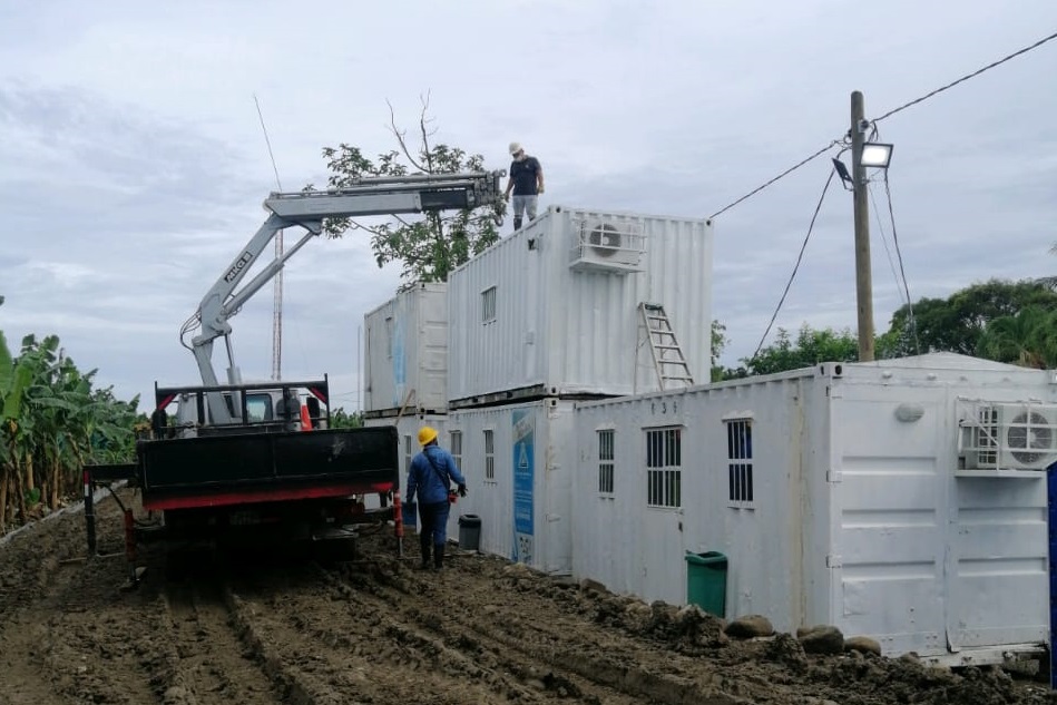 Construcción de pista control B y planta de harina, un ejemplo de colaboración